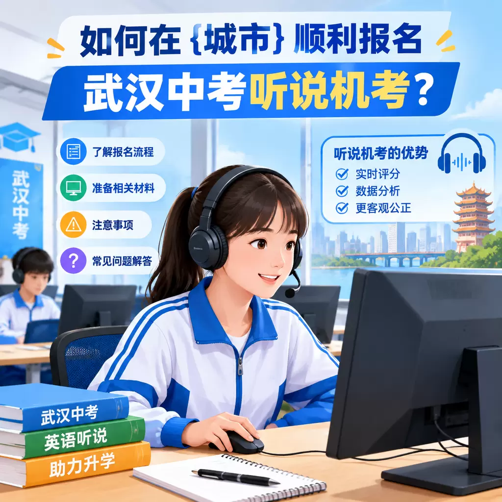 如何在襄州顺利报名武汉中考听说机考?