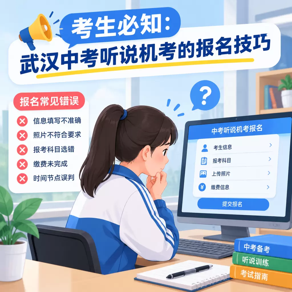 襄州考生必知:武汉中考听说机考的报名技巧
