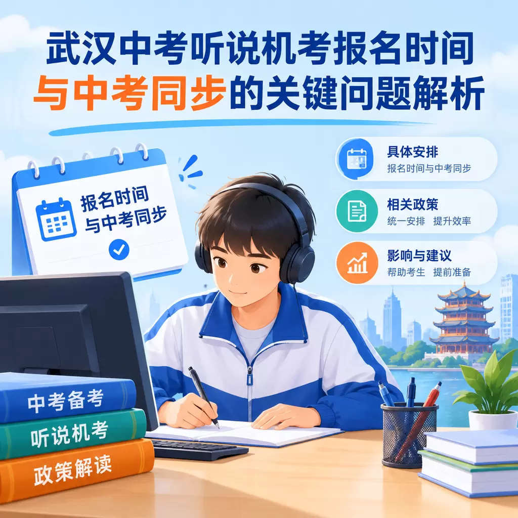 武汉中考听说机考报名时间与中考同步的关键问题解析