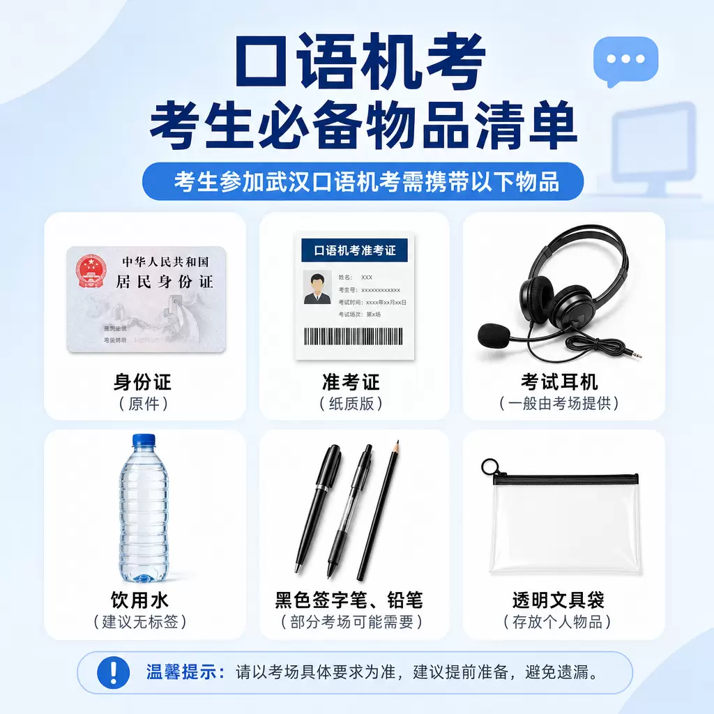 武汉口语机考怎么考?常见问题与解答