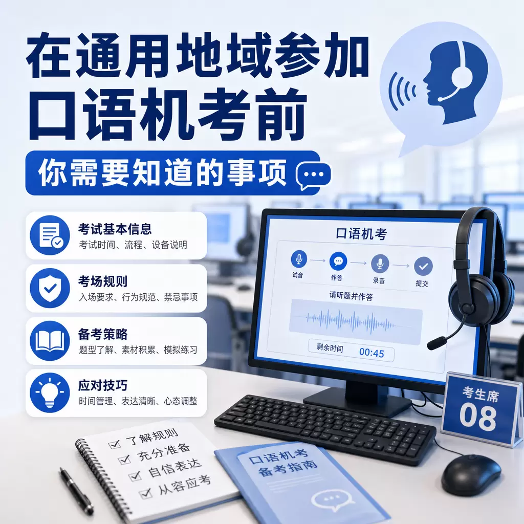 在襄州参加口语机考前你需要知道的事项