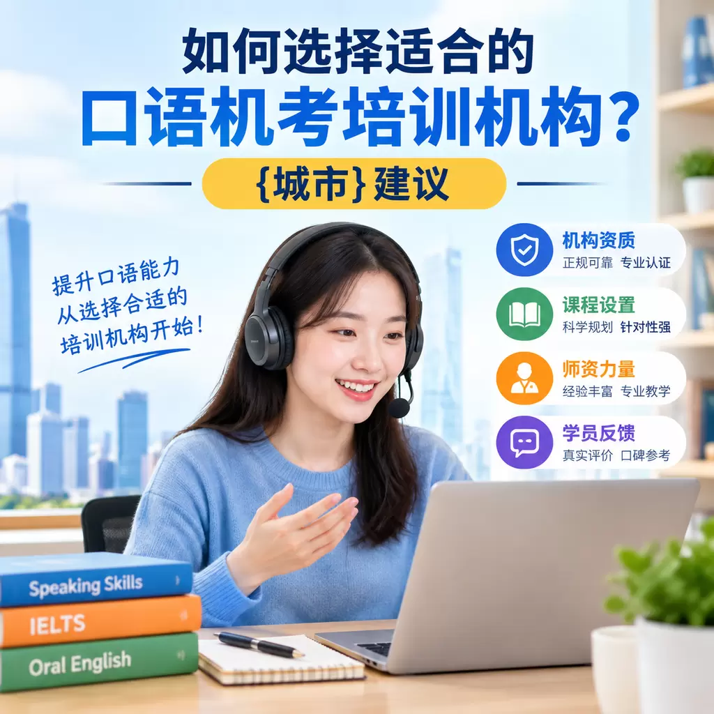 如何选择适合的口语机考培训机构?襄州建议