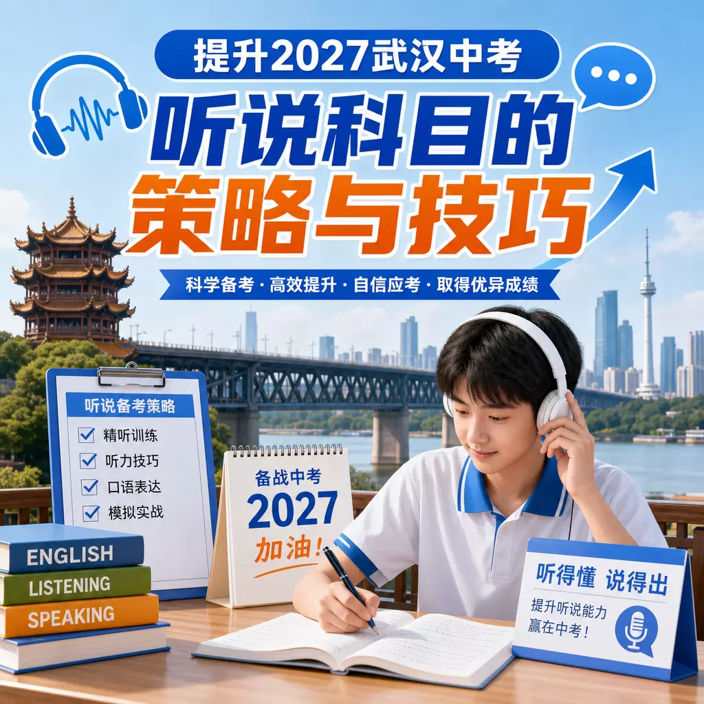 提升2027武汉中考听说科目的策略与技巧,适合襄州考生